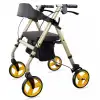 Poylin Ekonomik Rollatör | Katlanabilir Yapı, Oturma Alanı, Frenli Tekerlekli P581