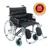Römer Geniş Beden Manuel Tekerlekli Sandalye | 55 Genişliğinde, Katlanabilir, Çelik Gövdeli R251