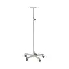 Serum Askısı | Nikelajlı Gövde, 2 veya 4 Kancalı, 5 Tekerlekli Antistatik Taban E-287/A