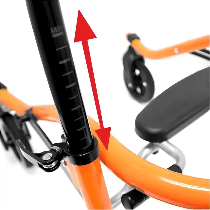 Mywam Bacakarası Destekli Yürüteç | Çocuk 100–135 cm, 35 kg, Katlanır, Yön Kilitli Go.Spider