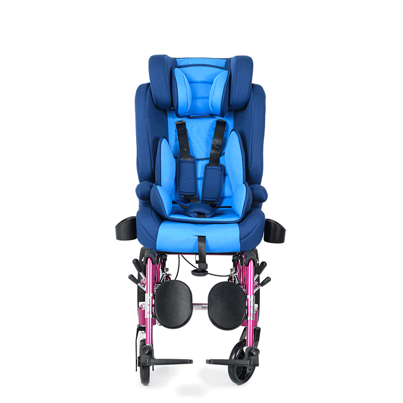 Comfort Plus Pediatrik Tekerlekli Sandalye | Yatarlı Sırt, Tilt Özelliği, Emniyet Kemeri ve Masa Dahil KY958LC-C-35
