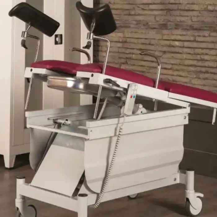 2 Motorlu Jinekolojik Muayene Koltuğu | Sırt-Yükseklik Motorlu, Çıkarılabilir Ayakucu TM-A 1020