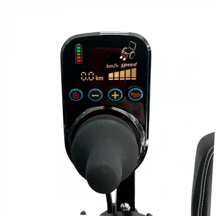 Poylin Arazi Tip Tekerlekli Sandalye | Kaptan Koltuklu, Süspansiyonlu, 360° Döner Oturum P265