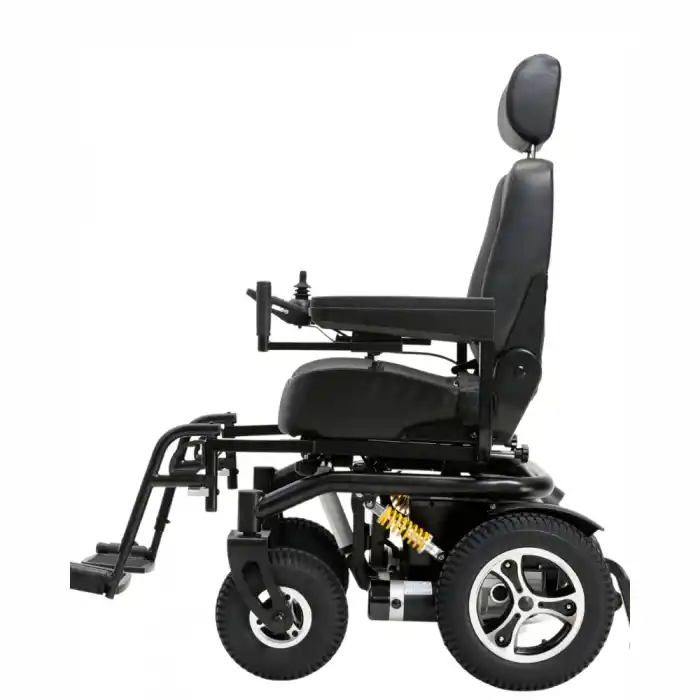 Poylin Arazi Tipi Akülü Tekerlekli Sandalye | 25km Menzil Tilt Özellikli 450W Çift Güçlü Motor P264
