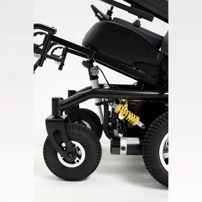 Poylin Arazi Tipi Akülü Tekerlekli Sandalye | 25km Menzil Tilt Özellikli 450W Çift Güçlü Motor P264