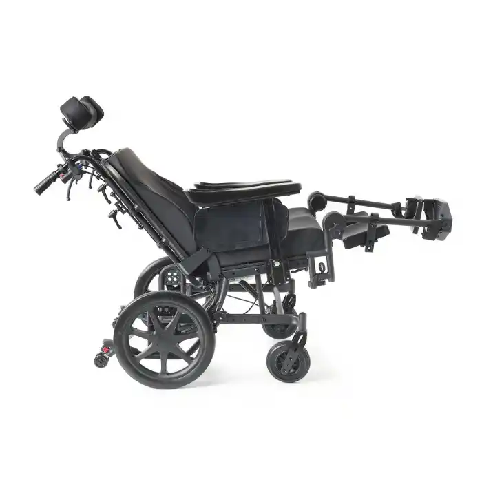 Comfort Plus Tetraplaji Tekerlekli Sandalye | Tilt ve Sırt Yatarlı Çok Fonksiyonlu Model DM-959-12