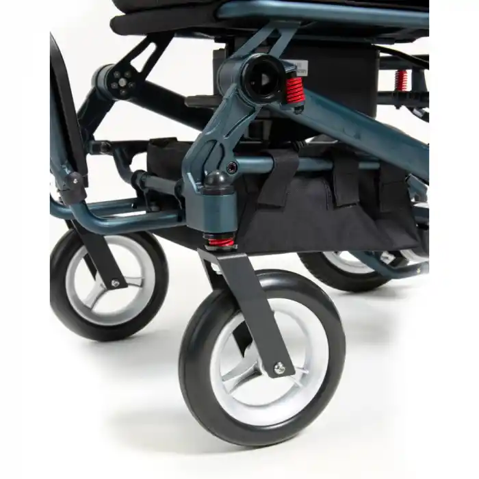 Poylin Ultra Hafif Akülü Tekerlekli Sandalye | 20 Kg Alüminyum Gövde 12AH Lityum İyon Batarya P203