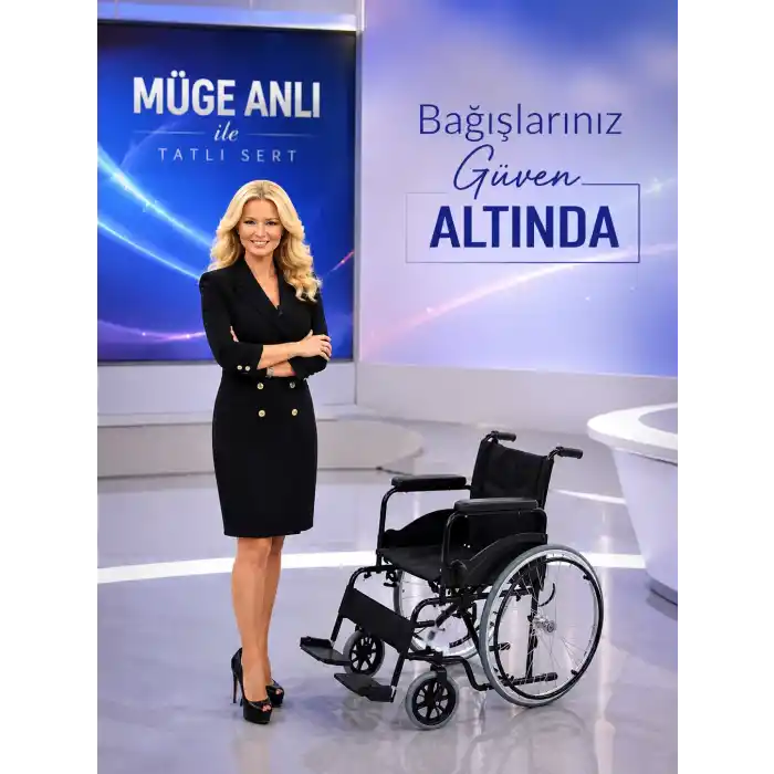 Ekonomik Müge Anlı Bağışa Uygun Tekerlekli Sandalye