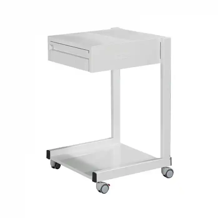 Çekmeceli Cihaz Arabası | Metal Gövde, Antibakteriyel Boyalı, Antistatik Tekerlekli E-234