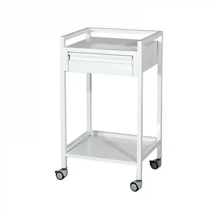 Çekmeceli Troyler Araba | Metal Gövde, Antibakteriyel Boyalı, Antistatik Tekerlekli E-232/A