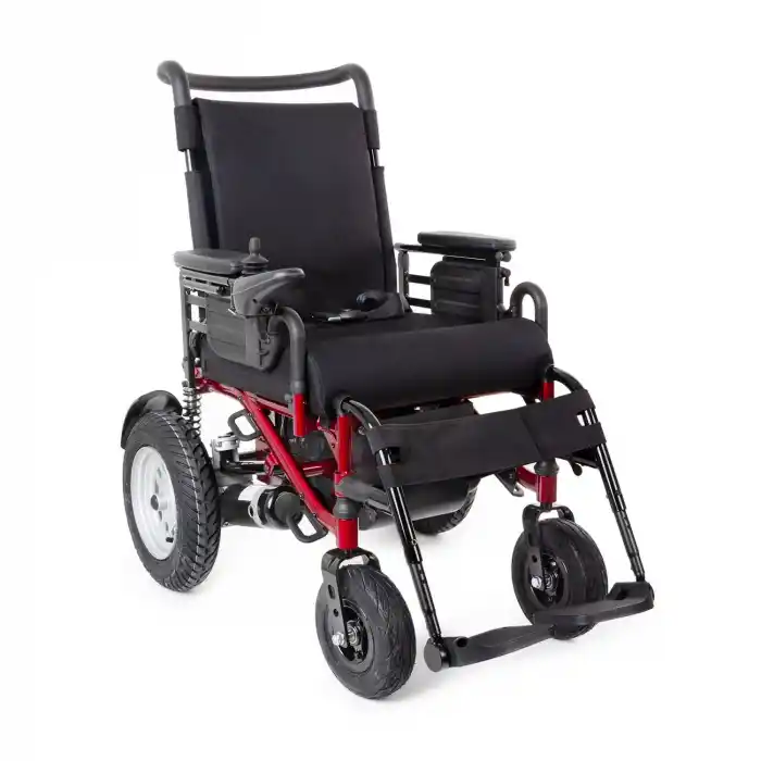 Comfort Plus Akülü Tekerlekli Sandalye | Süspansiyonlu Koltuk, 2x50Ah Akü, PG Joystick, Ayarlanabilir Kolçaklı LY-EB206 Climber