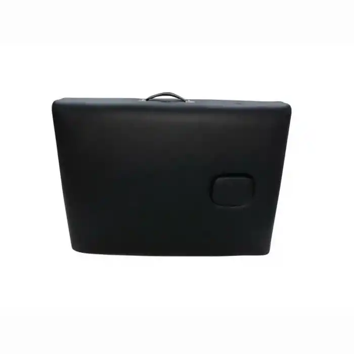 Comfort Plus Masaj Masası Siyah | Ahşap Ayaklı, Ayarlanabilir Yükseklik, Taşıma Çantalı GM-201