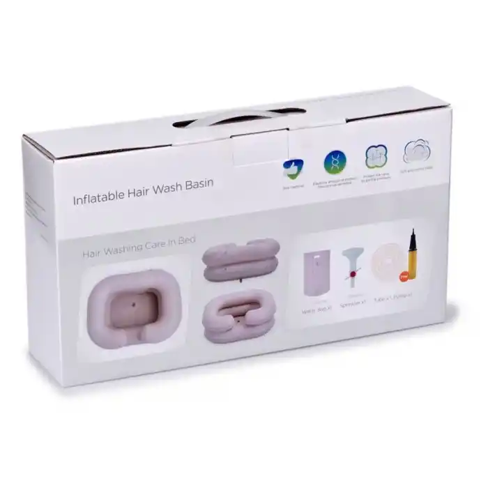 Comfort Plus Baş Yıkama Havuzu | Şişirilebilir, Mobil Duş Uyumlu, Yatan Hasta İçin Pratik Kullanım DM-01