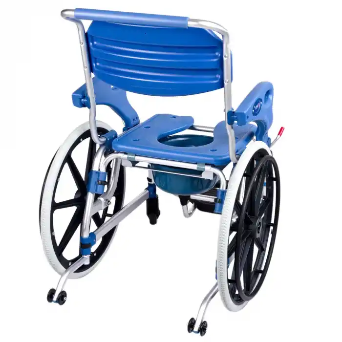 Comfort Plus Tekerlekli Sandalye | Banyo ve Tuvalet Özellikli, Quick Release, Alüminyum Gövde DM-72