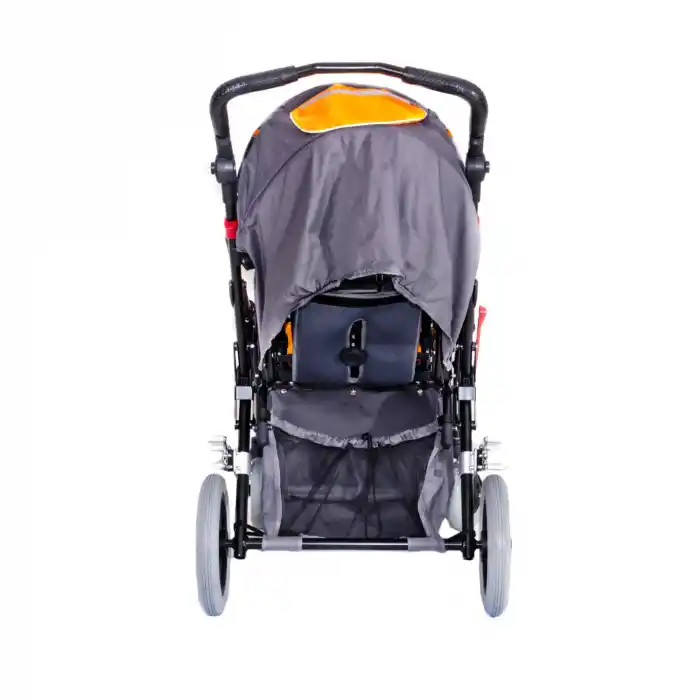 Comfort Plus Engelli Puseti Turuncu | Alüminyum Şase, İki Yönlü Ayarlanabilir Koltuk, 35 cm Oturum Genişliği, DM-8001 BUGGY