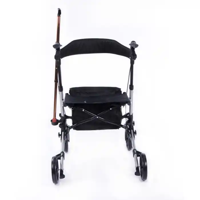Comfort Plus Rolatör Yürüteç Gümüş | Alüminyum Gövde, Oturmalı, Katlanabilir ve Frenli DM-9102