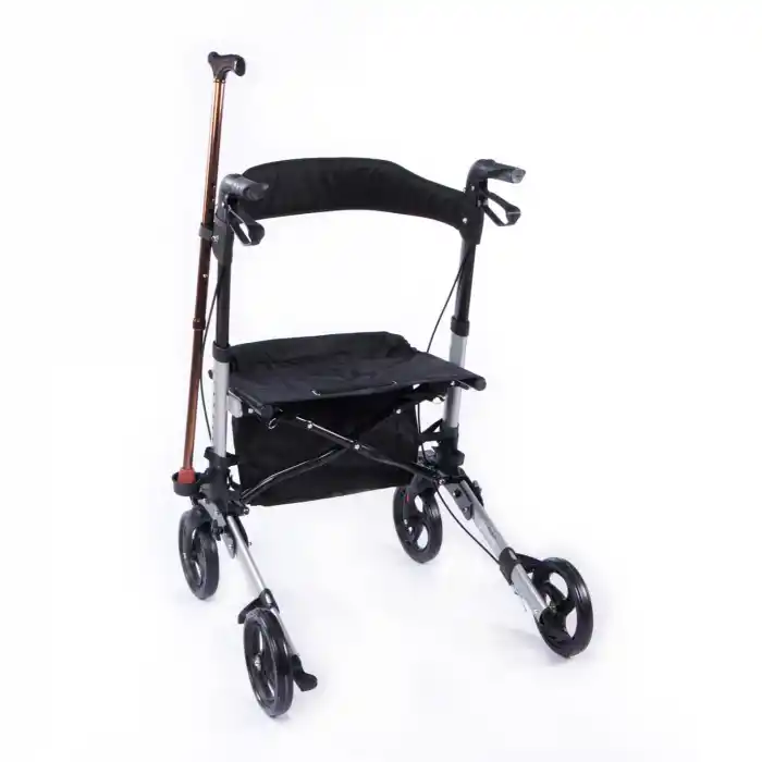 Comfort Plus Rolatör Yürüteç Gümüş | Alüminyum Gövde, Oturmalı, Katlanabilir ve Frenli DM-9102