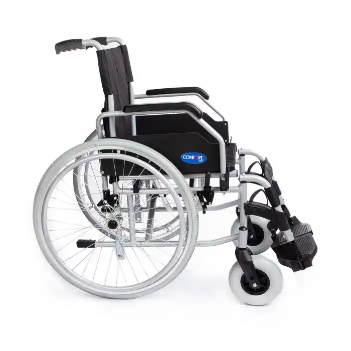Comfort Plus Tekerlekli Sandalye | Hafif Alüminyum Gövde, Quick Release Tekerlekli, 120 kg Taşıma Kapasiteli DM-Trend NEW