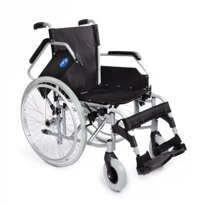 Comfort Plus Tekerlekli Sandalye | Hafif Alüminyum Gövde, Quick Release Tekerlekli, 120 kg Taşıma Kapasiteli DM-Trend NEW