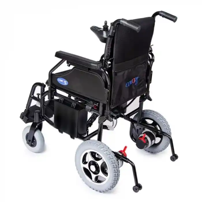 Comfort Plus Easylife Eko Akülü Tekerlekli Sandalye | Katlanabilir Alüminyum Şase, 250W Motor, 20Ah Akü