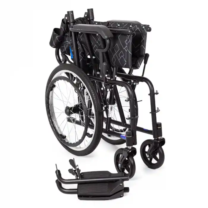 Comfort Plus Transfer Tekerlekli Sandalye | Katlanabilir Yapı, Refakatçi Frenli, Emniyet Kemerli KY8711-20