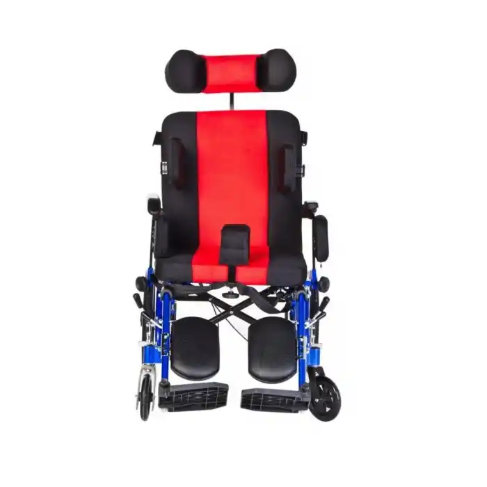 Comfort Plus Tekerlekli Sandalye | 46 cm Oturum Genişliği, Yatarlı ve Tilt Özellikli, Baş ve Göğüs Destekli KY958LC-A46 CP