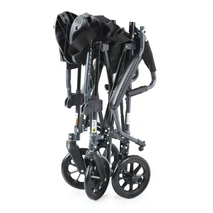 Comfort Plus Transfer Portatif Tekerlekli Sandalye | Katlanabilir, Çantalı ve Hafif DM-304
