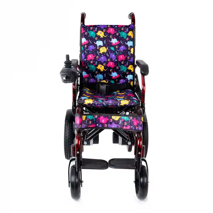 Creative Çocuk Akülü Tekerlekli Sandalye | Katlanabilir Alüminyum Şase, 2x250W Motor, 20 Km Menzilli, 31 kg Hafiflik CR-2022