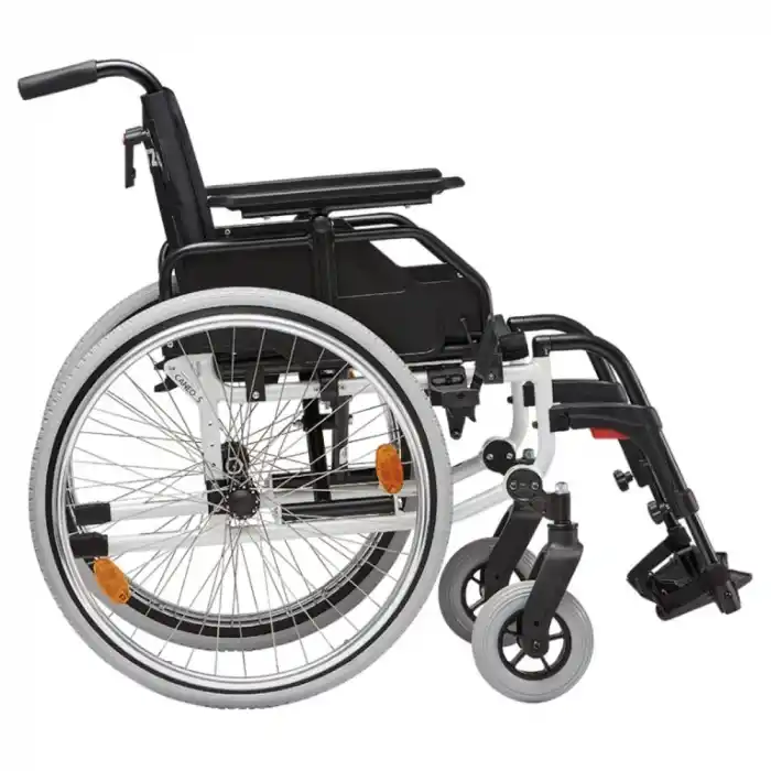 DIETZ Hafif Alüminyum Manuel Tekerlekli Sandalye | Katlanabilir ve Ayarlanabilir Konfor Caneo-S