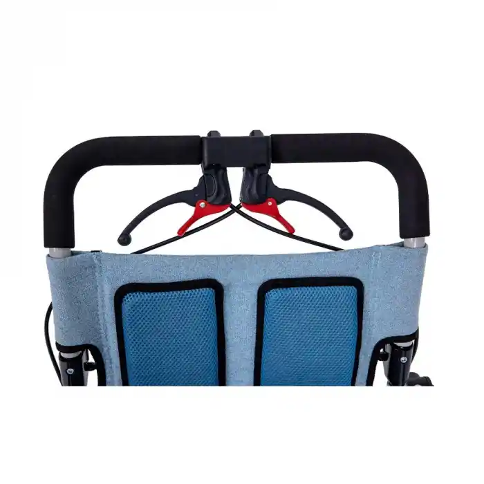 Golfi Alüminyum Tekerlekli Sandalye | Katlanabilir Hafif Gövde ve Refakatçi Fren Sistemi G504