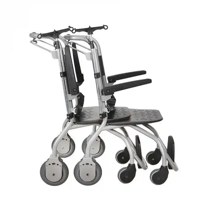 Golfi Hastane Tekerlekli Sandalye | Dayanıklı Çelik Gövde ve Serum Askılı Model G506