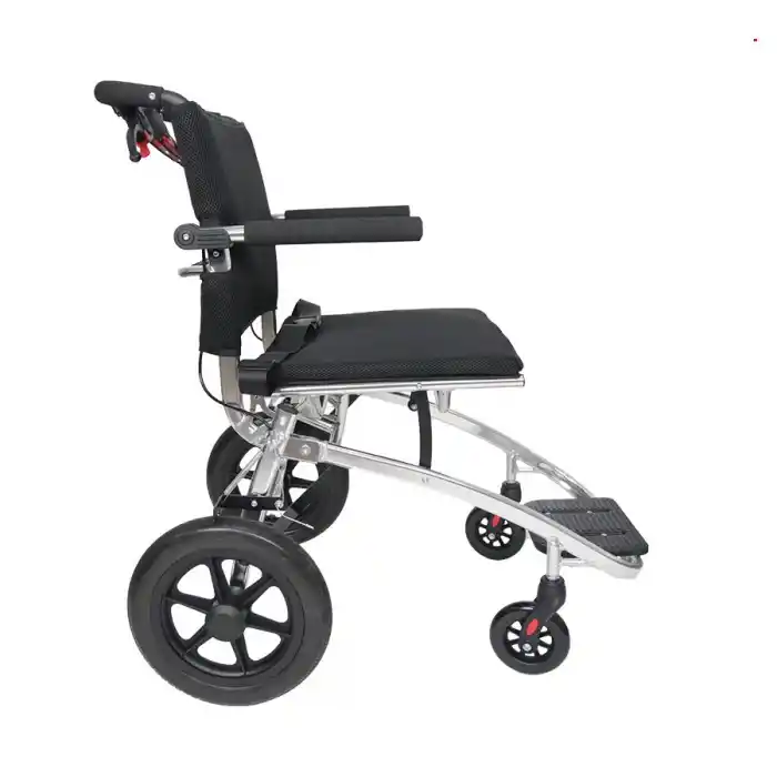 Golfi Alüminyum Tekerlekli Sandalye | Katlanabilir Hafif Transfer Modeli G509