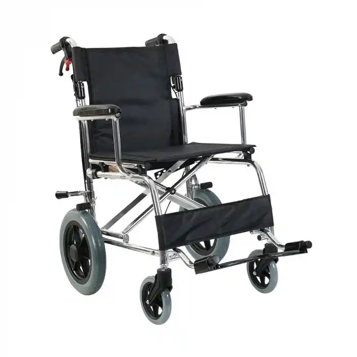 Golfi Alüminyum Tekerlekli Sandalye | Katlanabilir Hafif Transfer Tipi Sandalye G501