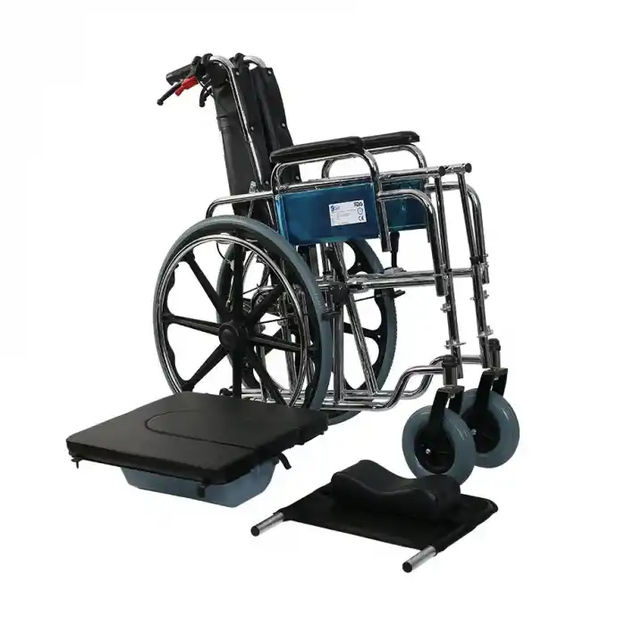 Golfi Çok Fonksiyonlu Tekerlekli Sandalye | Katlanabilir Banyo Uyumlu Dayanıklı Yapı G124