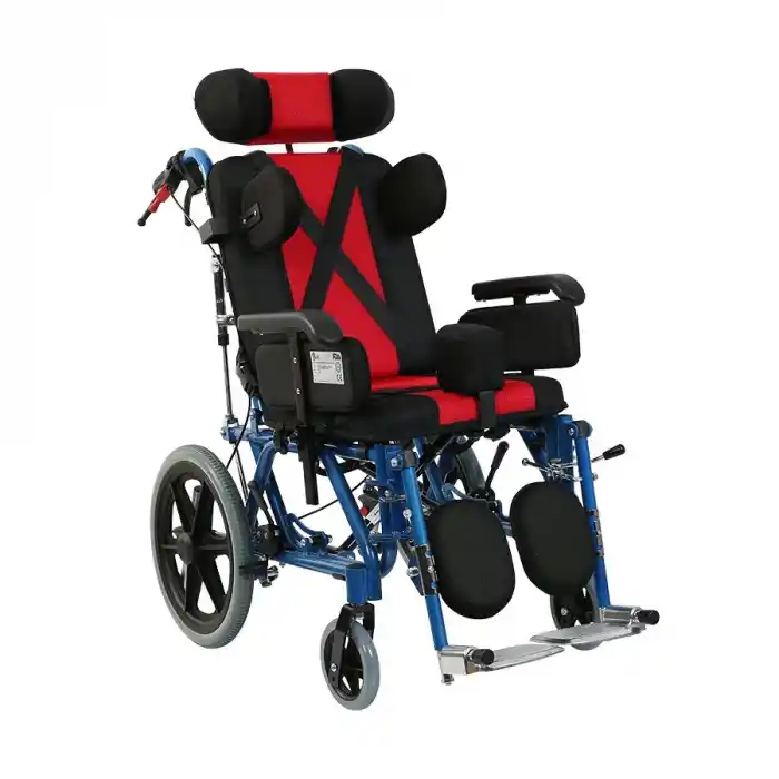 Golfi Pediatrik Tekerlekli Sandalye | Hafif Alüminyum Gövde ve Ergonomik Tasarım G458C