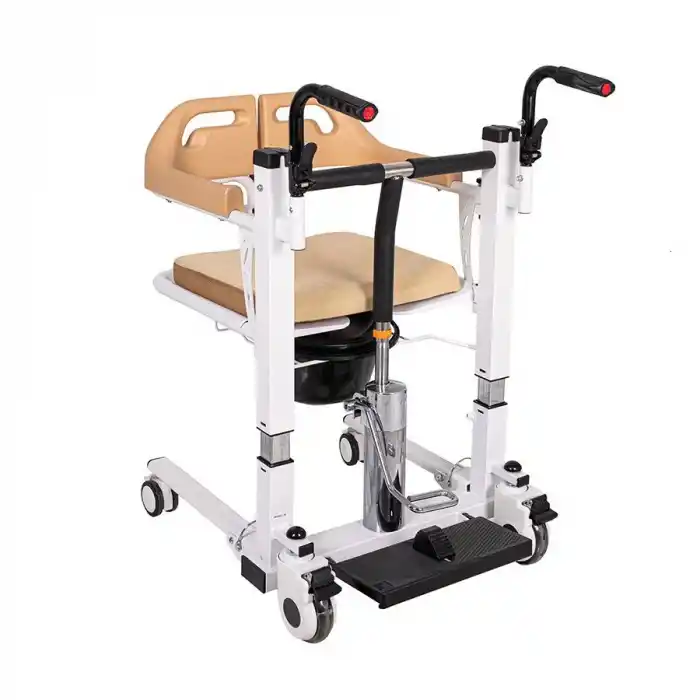 Golfi Hidrolik Klozetli Transfer Sandalyesi | Ergonomik Yükseklik Ayarı ve Konfor G560