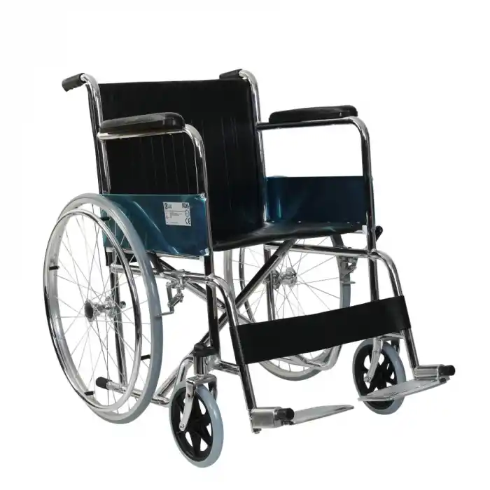Golfi Standart Tekerlekli Sandalye | Çelik Gövde, Katlanabilir Yapı, PVC Tekerlek G101