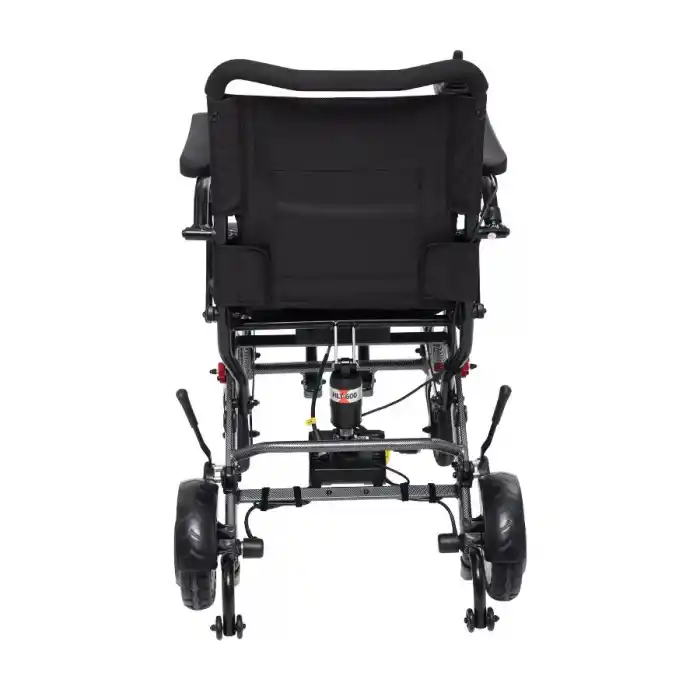 Jetty Hafif Akülü Tekerlekli Sandalye | Katlanabilir Uzaktan Kumandalı Alüminyum Gövde JT-308