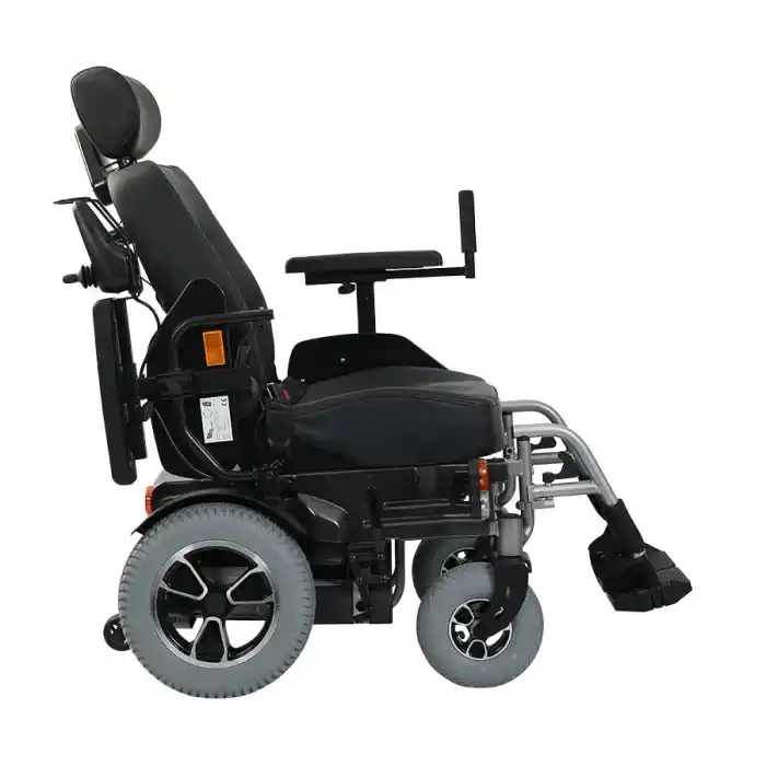 Scuba Standart Akülü Tekerlekli Sandalye | Yüksek Taşıma Kapasiteli Çelik Gövde S220