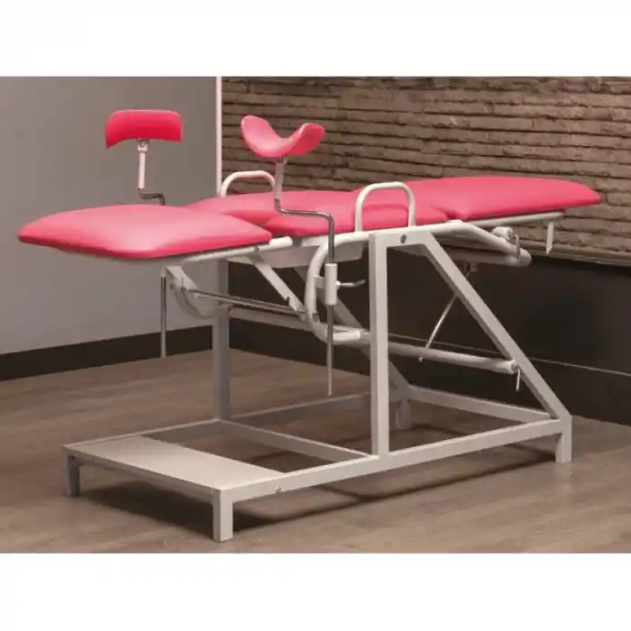 Jinekolojik Muayene Masası | Manuel Ayarlı, Vinleks Yatak Platformlu, Katlanabilir Basamaklı TM-A1011