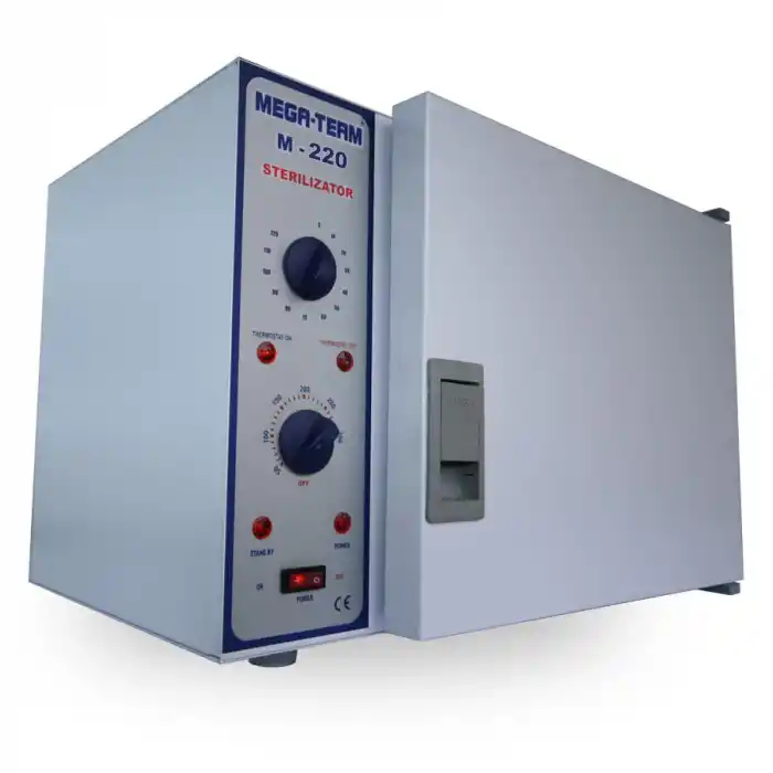 Mega Term Kuru Hava Sterilizatör | 22 Lt 200° Termostatlı Güvenilir Cihaz M-220