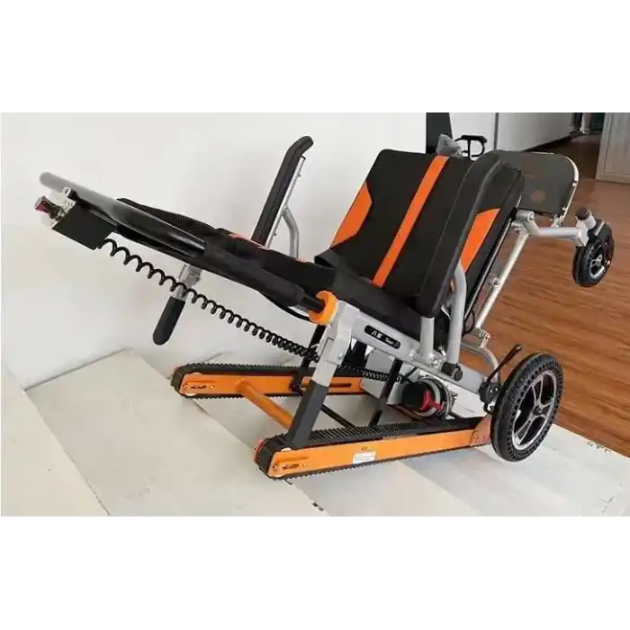 Akülü Merdiven Çıkartma-İndirme Cihazı | Paletli Sistem, 150kg Kapasite ve 45° Tırmanma KRP-01