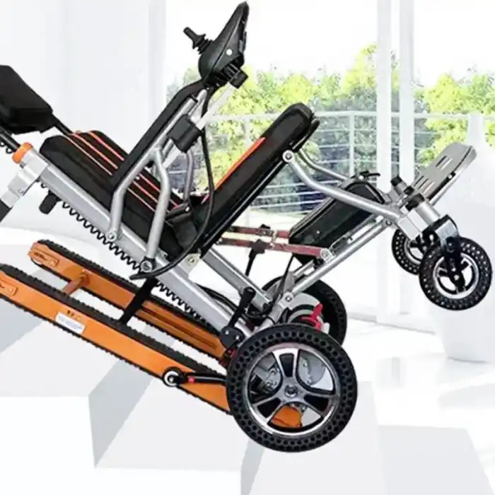 Akülü Merdiven Çıkartma-İndirme Cihazı | Paletli Sistem, 150kg Kapasite ve 45° Tırmanma KRP-01