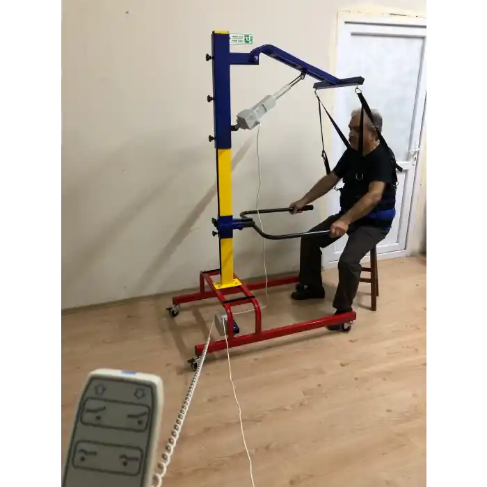 Motorlu Kumandalı Kişisel Yürüyüş Robotu | Engelli Lift, Uzay Terapi ve Denge Egzersiz Sistemi