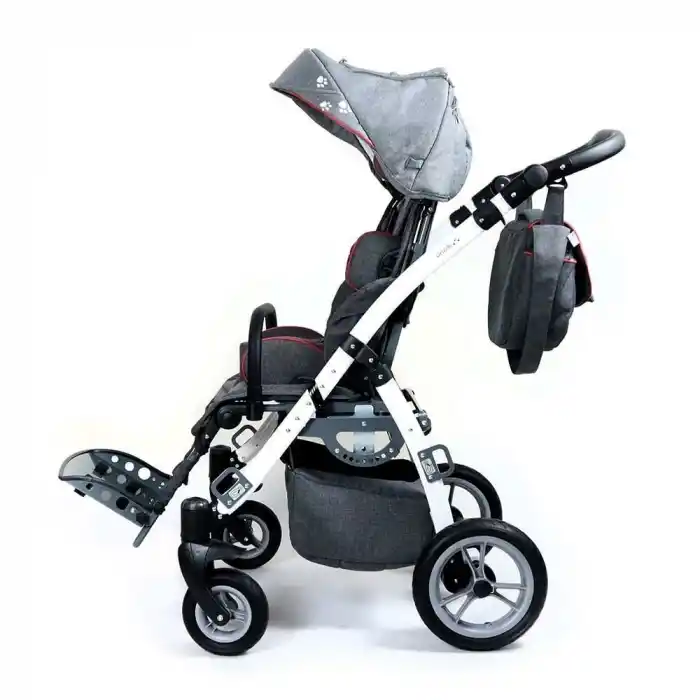 Mywam Grizzly Engelli Çocuk Puseti | Çift Yönlü Montaj, Yatar Sırtlık, Tam Destekli Sistemli 45 kg Taşıma Kapasiteli