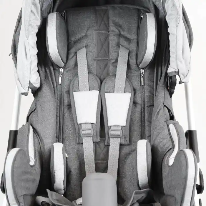 Mywam Mewa Engelli Çocuk Puseti | Ayarlanabilir Oturum ve Sırtlık, Koltuk Küçültmeli, Katlanabilir Çift Parçalı Tasarım Puseti