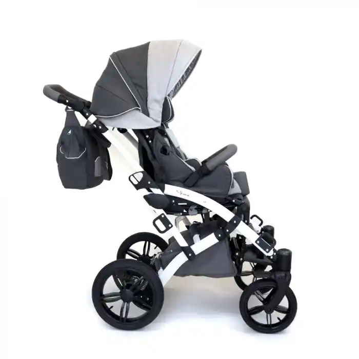 Mywam Mewa Engelli Çocuk Puseti | Ayarlanabilir Oturum ve Sırtlık, Koltuk Küçültmeli, Katlanabilir Çift Parçalı Tasarım Puseti