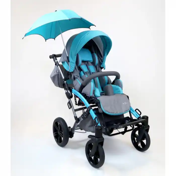 Mywam Mewa Full Aksesuarlı Engelli Çocuk Puseti | 8 Parça Donanım, Ayarlanabilir Koltuk ve Sırtlık, Katlanabilir Çift Parçalı Puseti