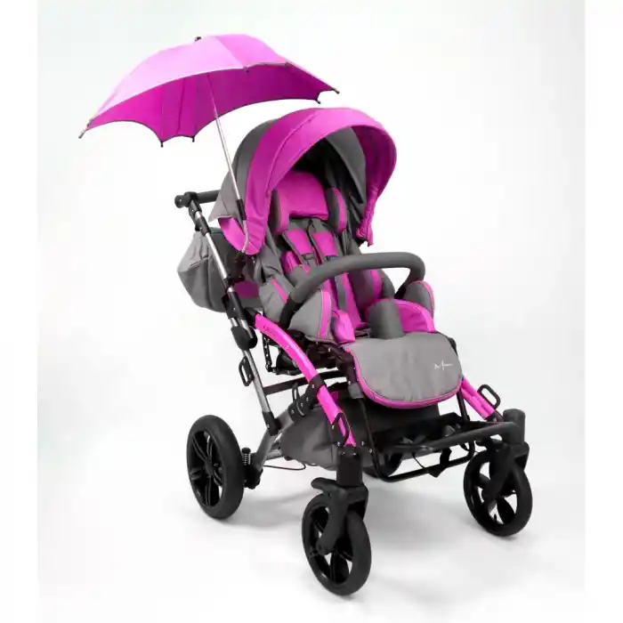 Mywam Mewa Full Aksesuarlı Engelli Çocuk Puseti | 8 Parça Donanım, Ayarlanabilir Koltuk ve Sırtlık, Katlanabilir Çift Parçalı Puseti