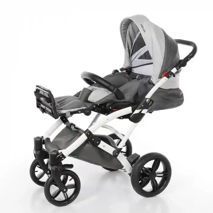 Mywam Mouse Engelli Çocuk Puseti | Tilt Özellikli, Şok Emicili Tekerlekler, Ayarlanabilir Oturma Sistemli, Full Destekli Puseti